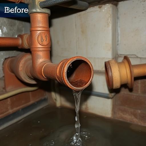 Before: Burst Pipe Repair — North York