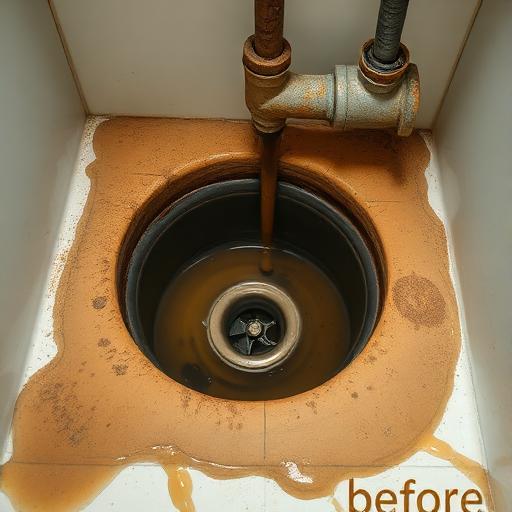 Before: Drain Backup Cleanup — Vaughan