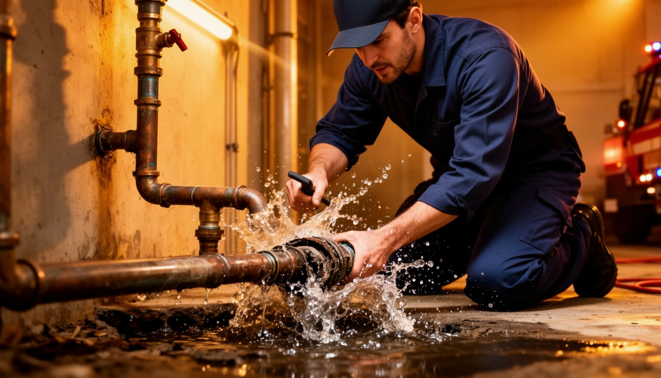 Emergency plumbing situation