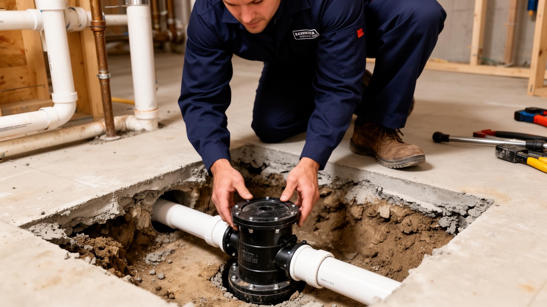 Backwater Valve service by licensed plumber in Toronto and GTA